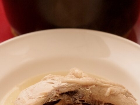 胸肉で♪サムゲタン風スープ